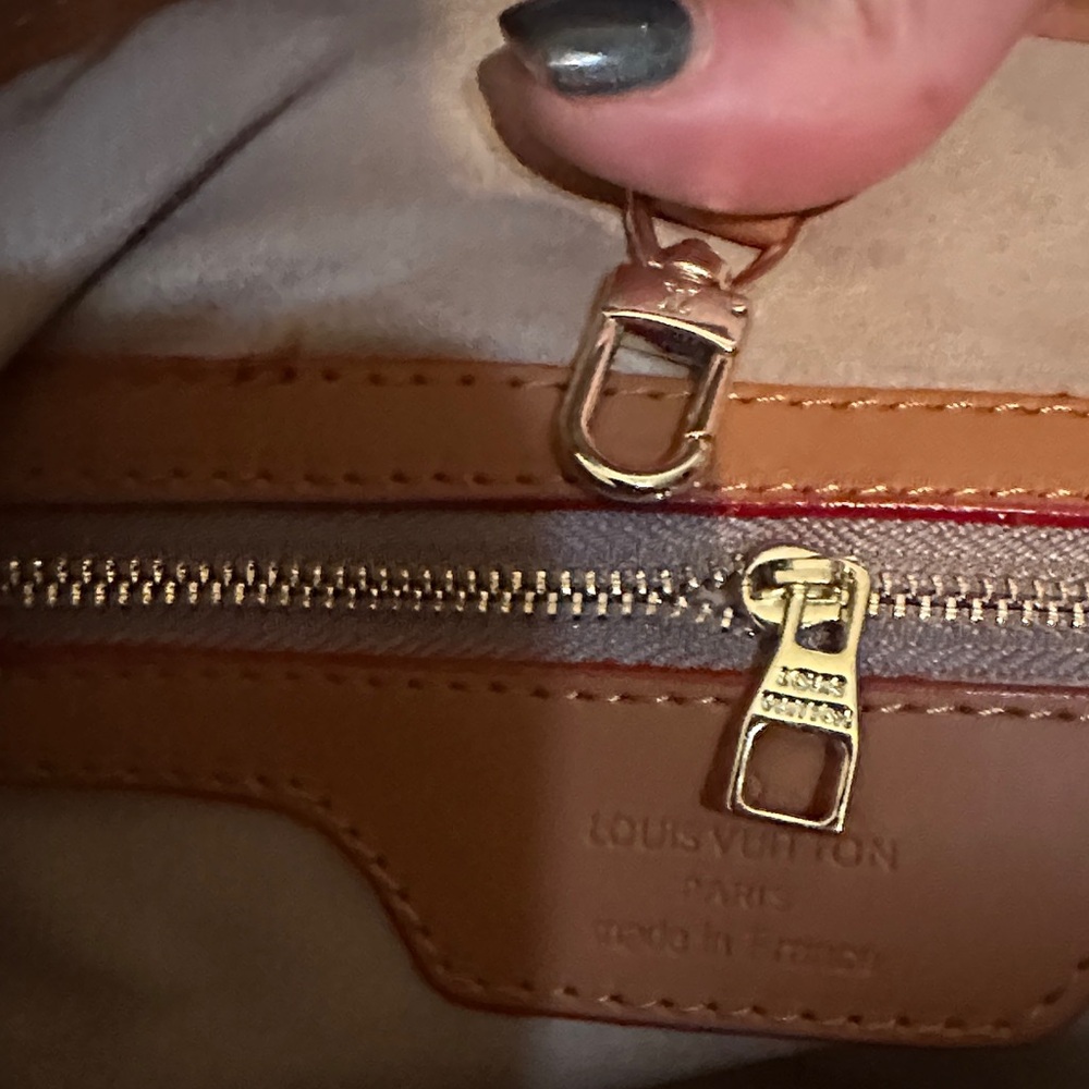 Elegant Teal and Brown Tote Bag - Picture 6 of 10